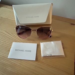 Michael Kors Sunglasses MK1035 St. Lucia with case and cleaner.